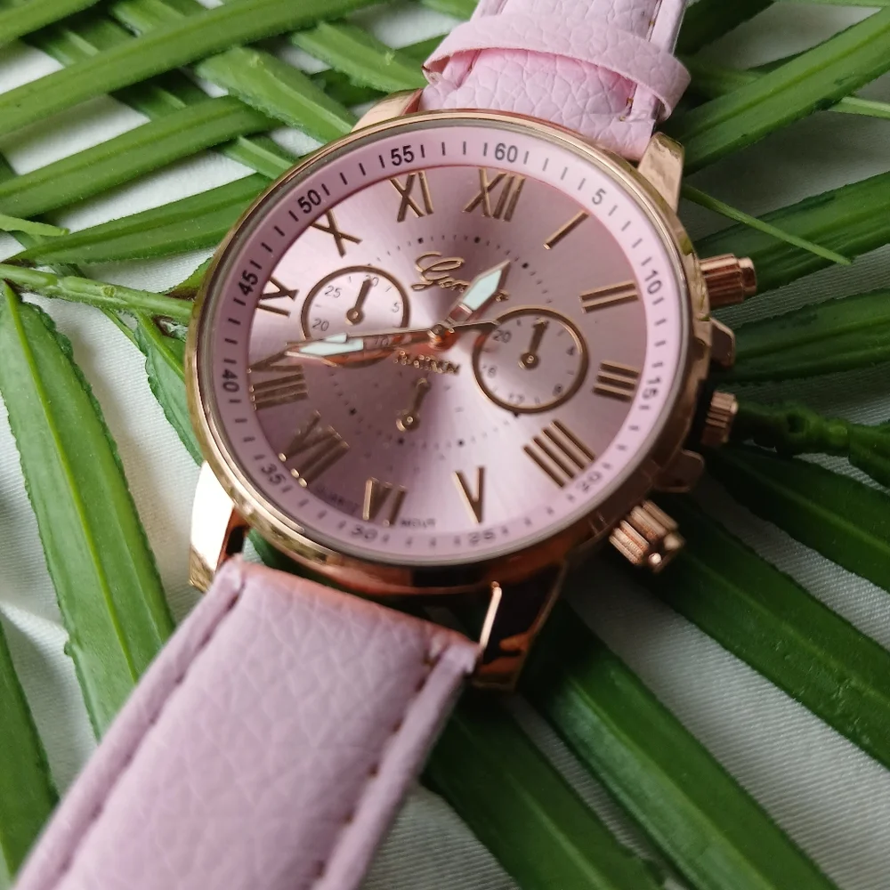 New Pink Geneva Platinum Watch